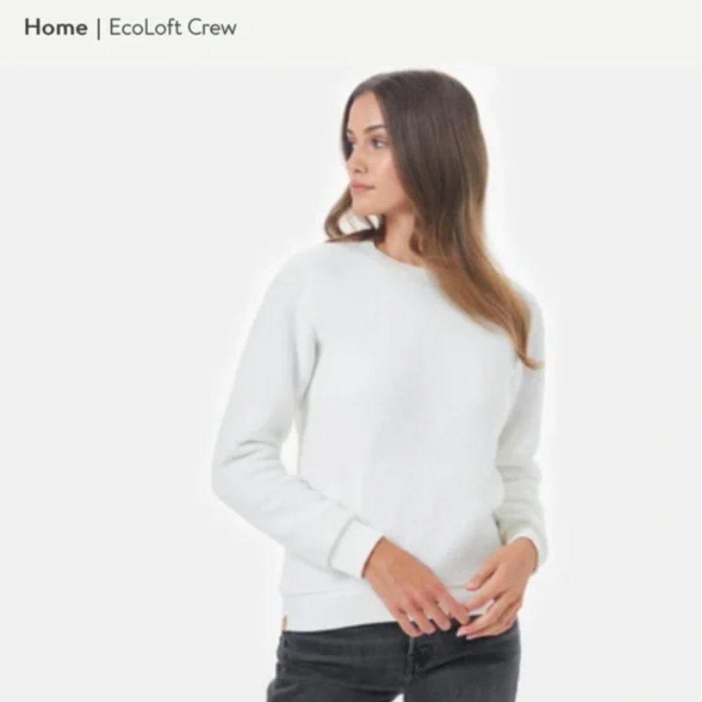 New Tentree ecoloft crew sweatshirt sweater